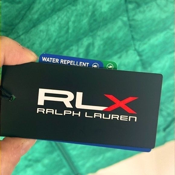Brand New RLX Ralph Lauren Green Golf Zip Up Puffy Vest Pockets Water Repellent - Picture 4 of 16